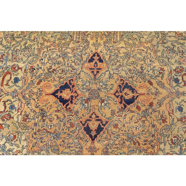 Antique Farahan Sarouk Rug 6'9'' x 10'3'' For Sale In New York - Image 6 of 12