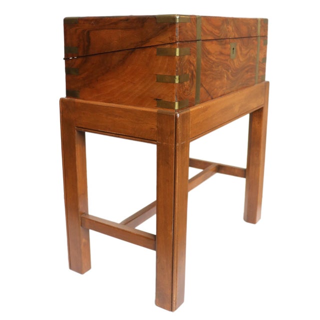 Mid 20th Century Antique Lap Desk With Stand For Sale - Image 5 of 11