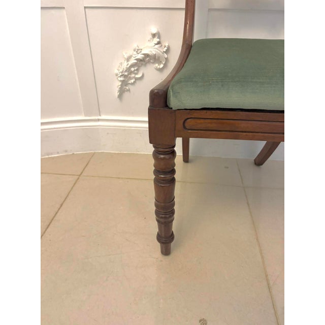 Antique Regency Mahogany Dining Chairs, 1830, Set of 8 For Sale - Image 9 of 18