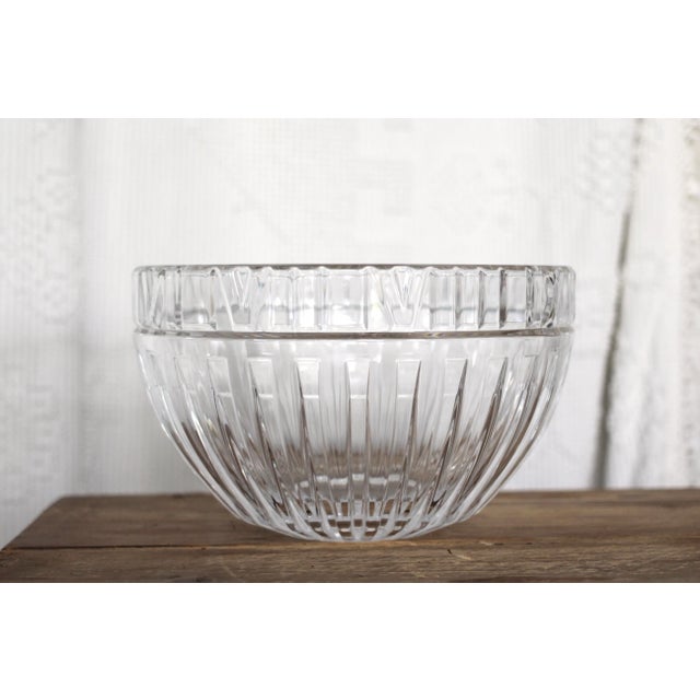 1980s Tiffany & Company Crystal Atlas Bowl For Sale - Image 6 of 12