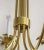 Brass 1950s Eight-Arm Italian Solid Brass Flower Chandelier For Sale - Image 8 of 13