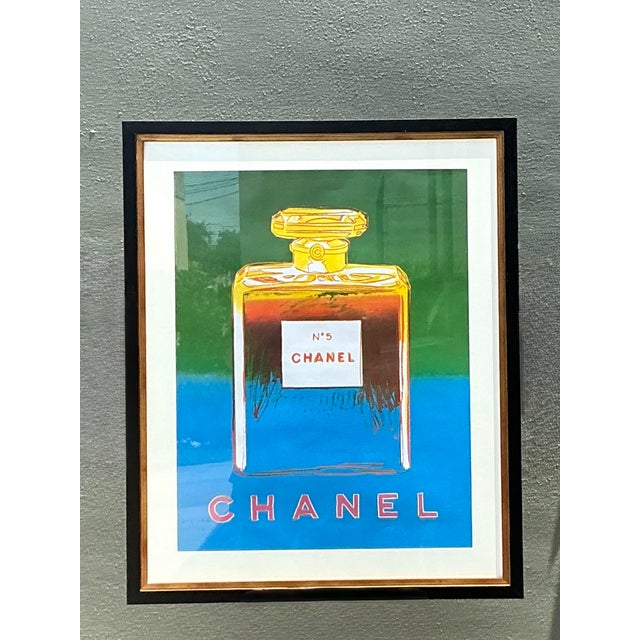 Contemporary Vintage Andy Warhol for Chanel Number 5 Poster For Sale - Image 3 of 12