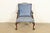 English Kittinger Chippendale Carved Mahogany Open Arm Library Chair For Sale - Image 3 of 18