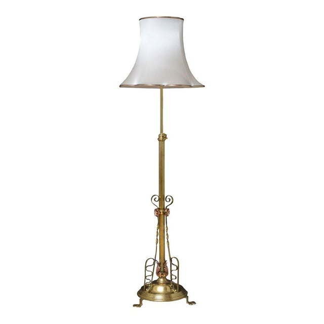 Art Nouveau Floor Standard Lamp For Sale - Image 11 of 11