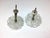 American Antique 19th Century Sandwich Opalescent Glass Flower Drapery Tieback Pair For Sale - Image 3 of 3