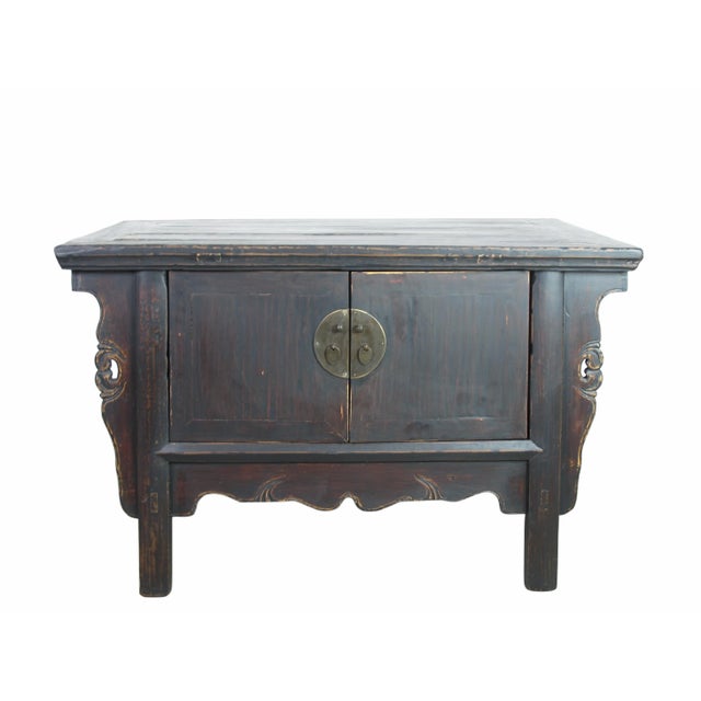 Asian Antique Antique Console Cabinet For Sale - Image 3 of 12