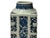 Vintage Chinese Blue White Floral Sequence Porcelain Vase For Sale - Image 9 of 10