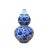 Chinese Oriental Blue White Gourd Porcelain Flower Graphic Vase For Sale In San Francisco - Image 6 of 6