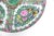 Hand Painted Chinese Famille Rose Medallion 10” Plate For Sale - Image 4 of 7