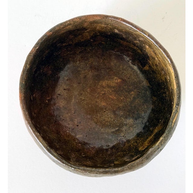 Ceramic Japanese Chawan Tea Bowl by Tannyu 10th Raku Edo Period For Sale - Image 7 of 15