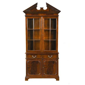 Two Door Mahogany China Closet