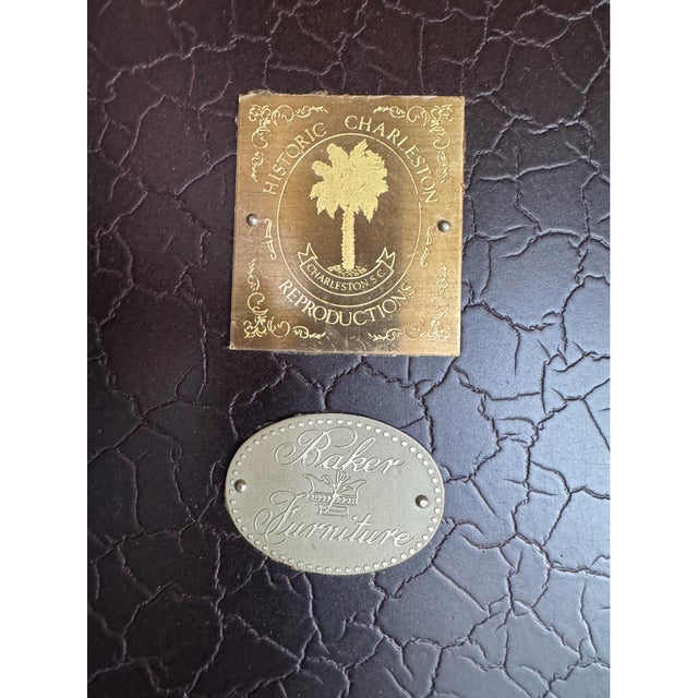 Baker Historic Charleston Chinoiserie Tilt Top Table For Sale - Image 9 of 9