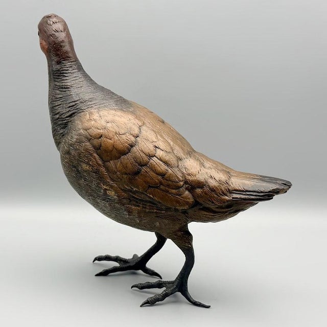 Franz Bergman, Partridge, 1890s, Bronze For Sale - Image 4 of 8
