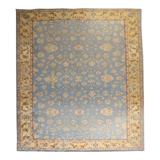 Large Antique Turkish Oushak Rug - 11'2" x 16'1" For Sale