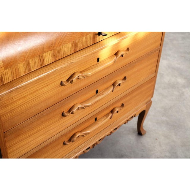 1960s Vintage Secretary Desk, 1960s For Sale - Image 5 of 10