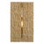 This wall lamp is a contemporary polished brass wall light made from aluminium, iron, and brass. Its rectangular form has...