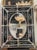Traditional Vintage Black Venetian Etched Mirror For Sale - Image 3 of 7