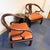 Vintage Chinese Horseshoe Armchairs For Sale - Image 4 of 6