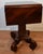Wood 1880s Antique American Empire Crotch Mahogany Pembroke Drop-Leaf Work Table For Sale - Image 7 of 18
