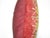 Red Oushak Rug Pillow For Sale - Image 4 of 6