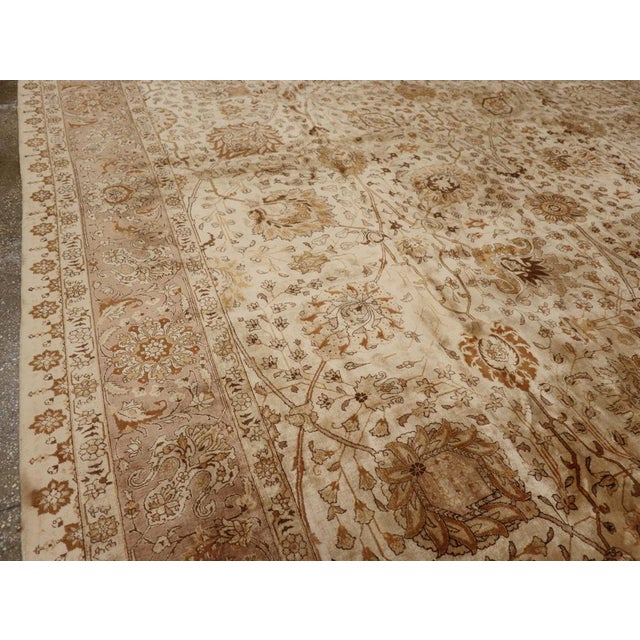 Mid 20th Century Galerie Shabab Collection Mid-20th Century Persian Tabriz Carpet For Sale - Image 5 of 10