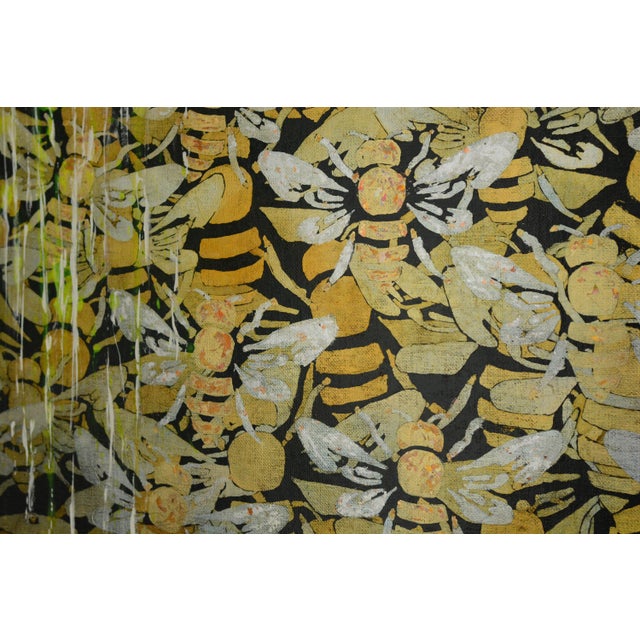 Lola Vitelli, Aria di Miele, 2021, Mixed Media on Canvas, Framed For Sale - Image 4 of 11