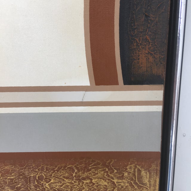 1970s Letterman Abstract Triptych Paintings Set of 3 Chairish