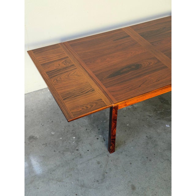Vintage Danish Mid-Century Modern Rosewood Drop-Leaf Coffee Table 1960s For Sale - Image 10 of 10