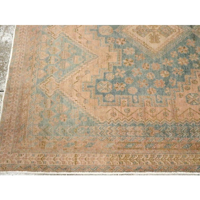 Mid 20th Century Galerie Shabab Collection Mid-20th Century Persian Afshar Accent Rug For Sale - Image 5 of 8