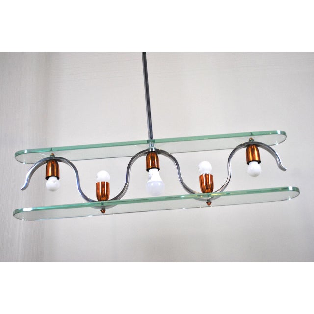 Vintage Pendant Light from Fontana Arte, 1950s For Sale - Image 8 of 17