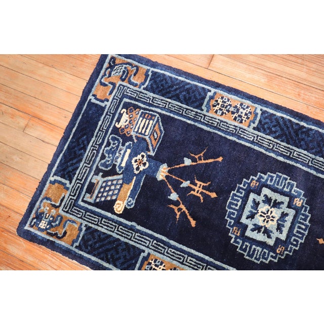 Antique Chinese Peking - 2'2" x 4'4" For Sale - Image 4 of 6
