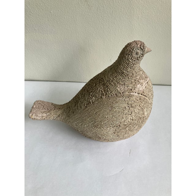 1980s Vintage Austin Productions Ceramic Quail Sculpture, Marked and Dated 1981 For Sale - Image 5 of 11