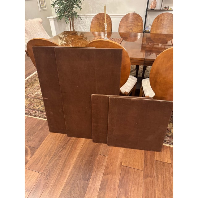 Brown Century Brand Omni Dining Table - Cluster Maple For Sale - Image 8 of 18