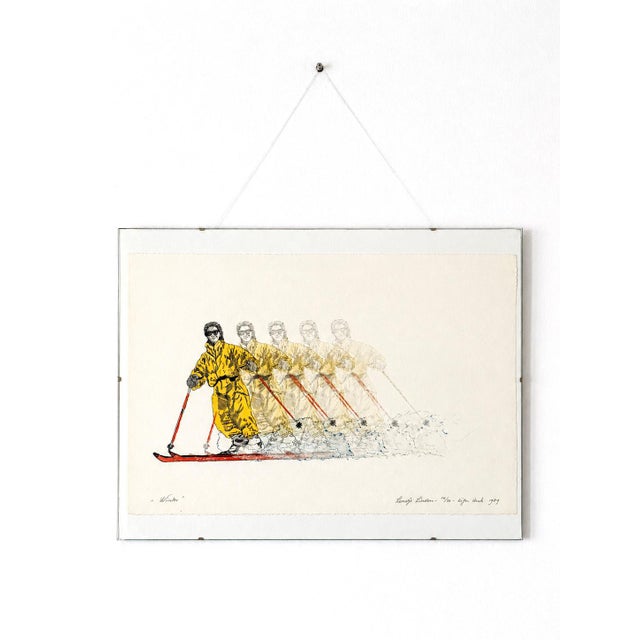 Leentje Linders, Winter, 1989, Relief Print For Sale - Image 11 of 11
