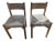 Charlotte Perriand Style Rush Chair Set of 2 For Sale
