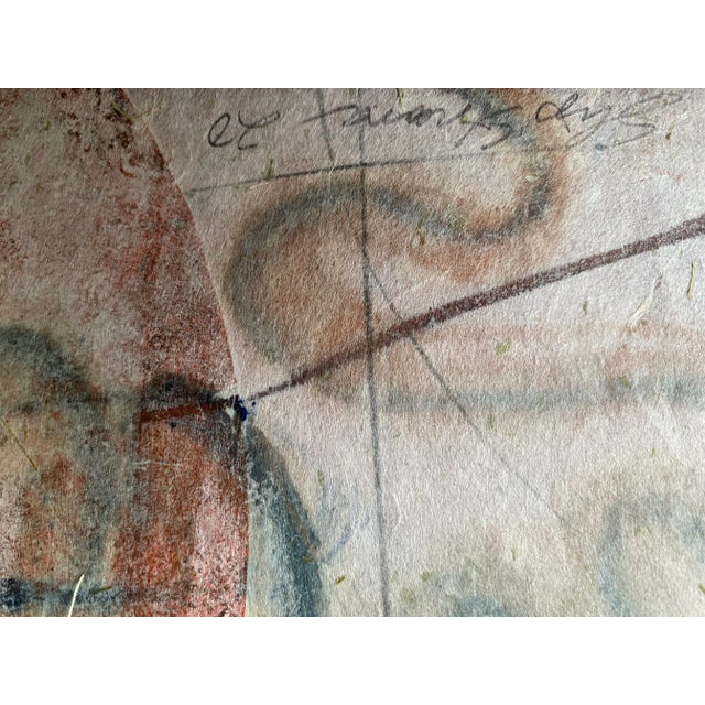 "Slip Stream 20" Modern Abstract Monotype on Asian Paper by David Collins For Sale - Image 4 of 5