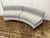 Textile Ombre Curved Sectional/Bench, Bespoke For Sale - Image 7 of 12