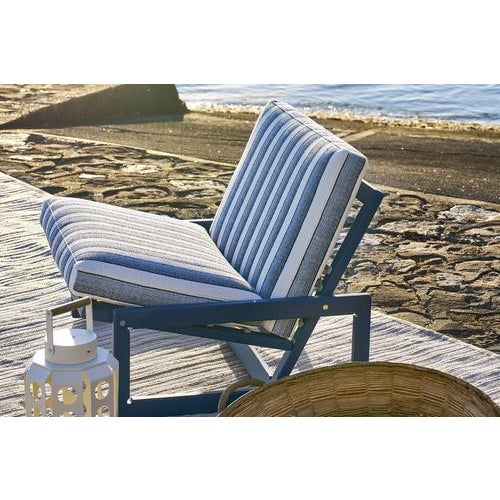 Carlotta Outdoor Blue Chair by Afra & Tobia Scarpa for Cassina For Sale - Image 9 of 13