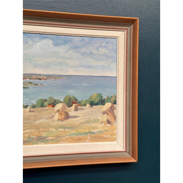 Mid 20th Century Sven Atterling, Landscape, 1950s, Oil Painting on Panel, Framed For Sale - Image 5 of 18