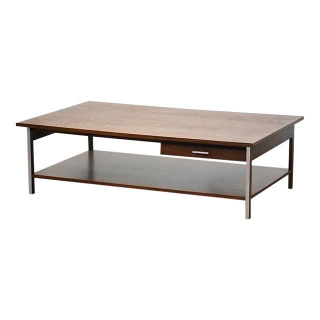 Paul McCobb for Calvin Walnut Coffee Table For Sale