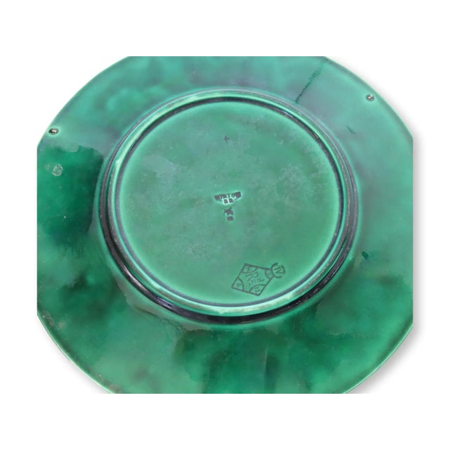 Late 19th Century 1860s Christopher Dresser Mintons Majolica Dessert Set For Sale - Image 5 of 6