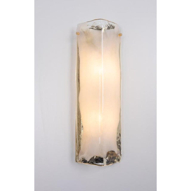 1960s Mid-Century Murano Glass Wall Sconce from Kalmar, Austria, 1960s For Sale - Image 5 of 14