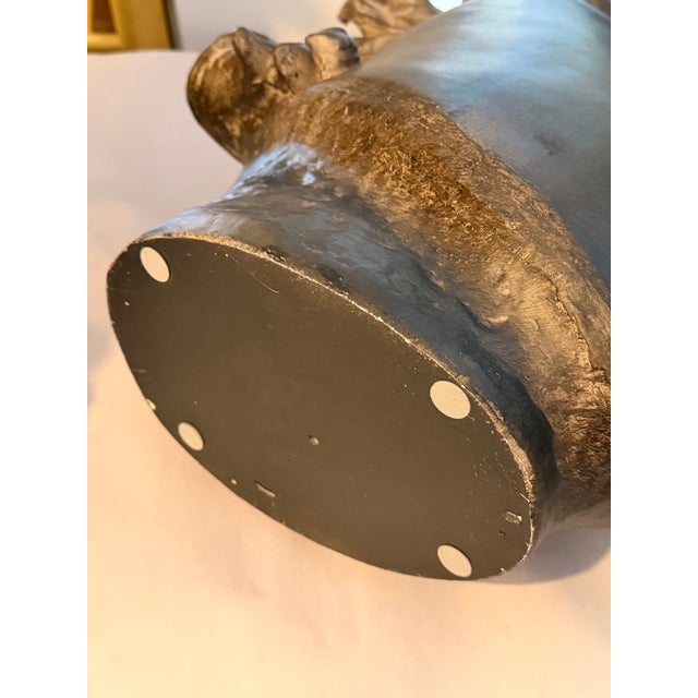 Extra Large Heavy Resin Horse Head Sculptures For Sale - Image 10 of 10