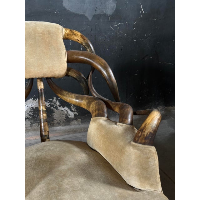 Late 19th Century Exceptional 19th Century Horn Lounge Chair For Sale - Image 5 of 10