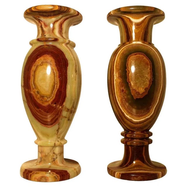 Large Onyx Vases, 1950s, Set of 2 For Sale - Image 13 of 13