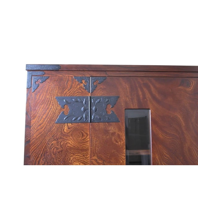 Brown Storage Shelf Made by Iwayado Tansu Japanese Antique Furniture 1100s Origin For Sale - Image 8 of 18
