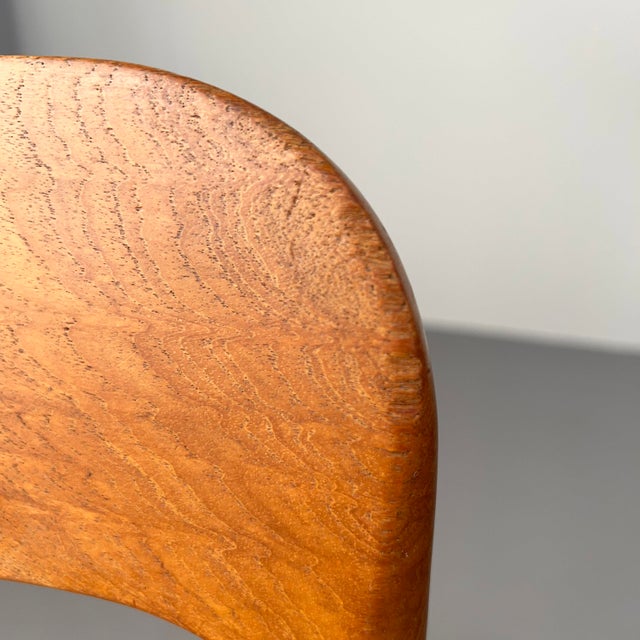 Teak Model 75 Chairs with Paper Cord Weave by Niels Otto Møller for JL Møllers Mobelfabrik, Set of 4 For Sale - Image 12 of 18