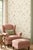 Chinoiserie Butterfly Grove Grasscloth Wallpaper by House Party | Vanilla Cream | 6 Yards For Sale - Image 3 of 11