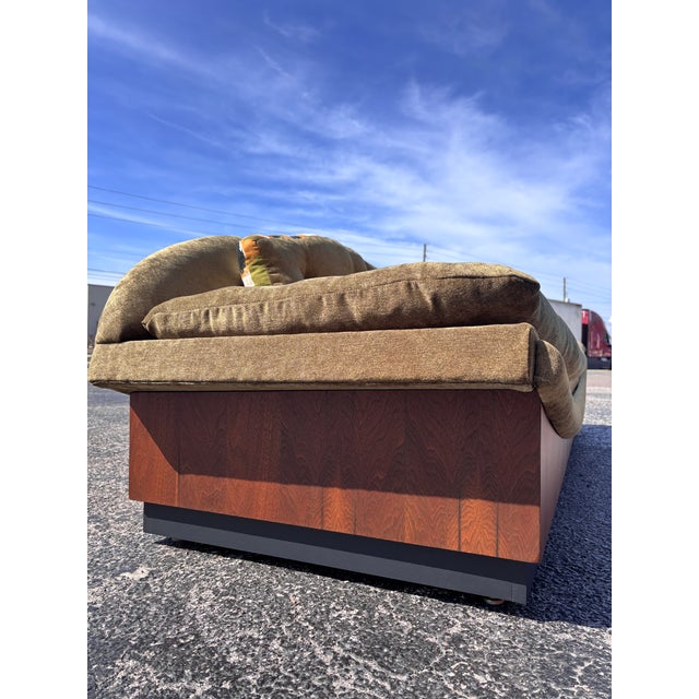 Restored Mid Century Adrian Pearsall Gondola Sofa For Sale - Image 10 of 11