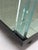 Postmodern Italian Curved Green Glass Bar Cart by Fiam, 1980s For Sale - Image 9 of 11